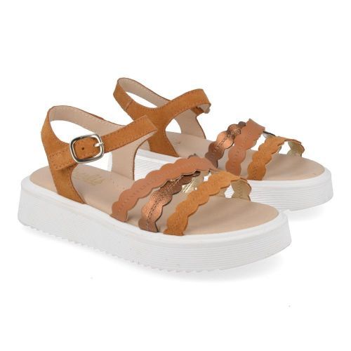 Beberlis Sandals Camel Girls (24442) - Junior Steps