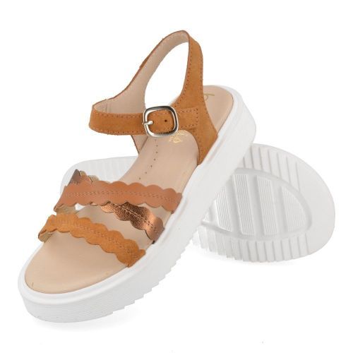 Beberlis Sandals Camel Girls (24442) - Junior Steps