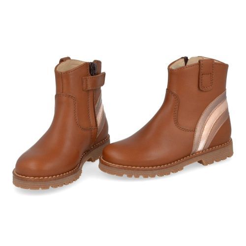 Beberlis Short boots cognac Girls (24241-A) - Junior Steps