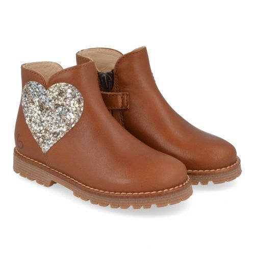 Beberlis Short boots cognac Girls (23478-W24-A) - Junior Steps