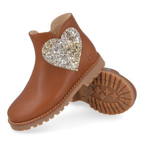 Beberlis Bottes courtes cognac Filles (23478-W24-A) - Junior Steps