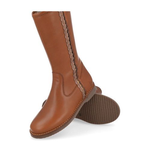 Beberlis Bottes cognac Filles (23464C) - Junior Steps