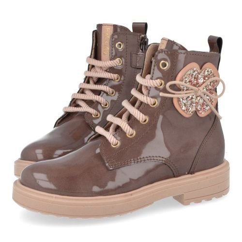 Beberlis Lace boot pink Girls (24219) - Junior Steps