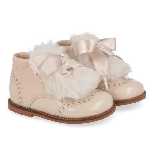 Beberlis Schnürschuhe ecru Mädchen (24161-C) - Junior Steps