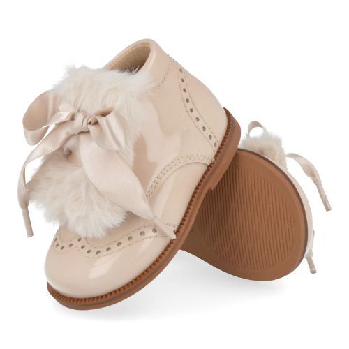 Beberlis Schnürschuhe ecru Mädchen (24161-C) - Junior Steps