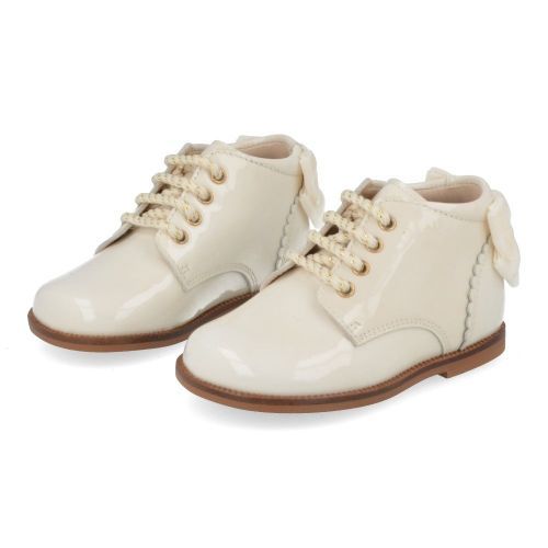 Beberlis Schnürschuhe ecru Mädchen (24146 C) - Junior Steps