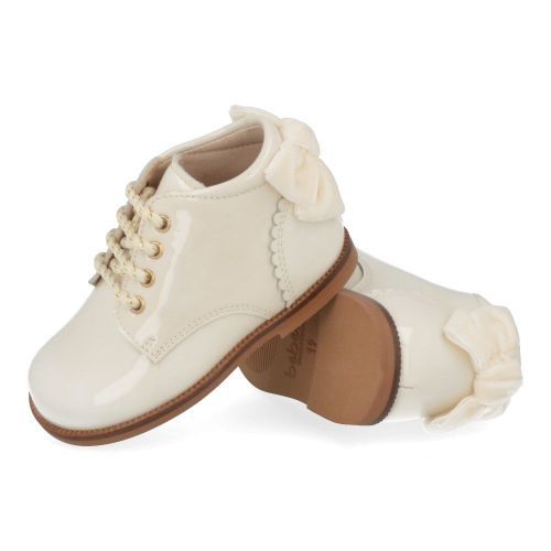 Beberlis Schnürschuhe ecru Mädchen (24146 C) - Junior Steps