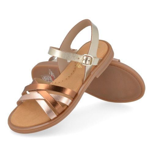 Beberlis sandalen GOUD Meisjes ( - goud kleurige sandaal 24449-B) - Junior Steps