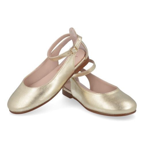 Beberlis ballerina GOUD Meisjes ( - goud metallic ballerina24345) - Junior Steps