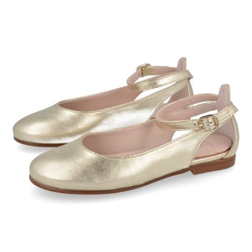 Beberlis ballerina GOUD Meisjes ( - goud metallic ballerina24345) - Junior Steps