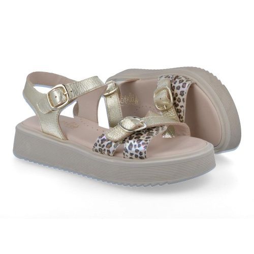 Beberlis Sandals Gold Girls (25116) - Junior Steps