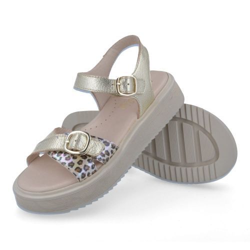 Beberlis Sandals Gold Girls (25116) - Junior Steps