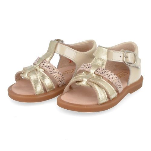 Beberlis Sandals Gold Girls (23806-A) - Junior Steps