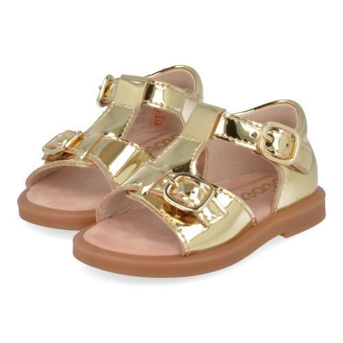 Beberlis sandalen GOUD Meisjes ( - goud  sandaaltje24421-A) - Junior Steps