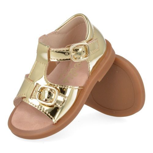 Beberlis Sandals Gold Girls (24421-A) - Junior Steps