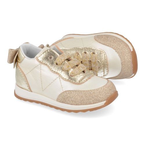 Beberlis sneakers GOUD Meisjes ( - goud sneakertje22426-S23-B) - Junior Steps