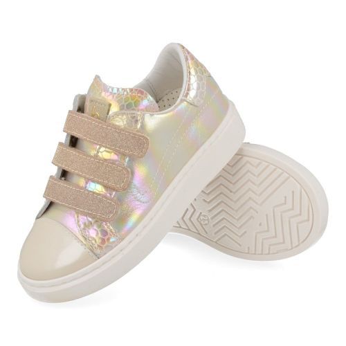 Beberlis sneakers GOUD Meisjes ( - goude sneaker met glitter24497-D) - Junior Steps