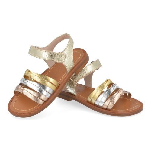 Beberlis Sandals Gold Girls (22498) - Junior Steps