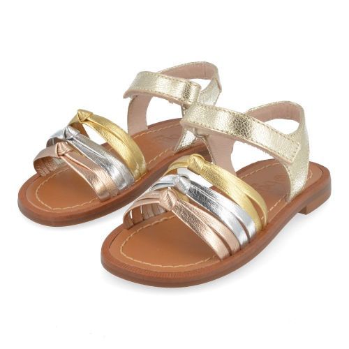 Beberlis sandalen GOUD Meisjes ( - gouden sandaal22498) - Junior Steps