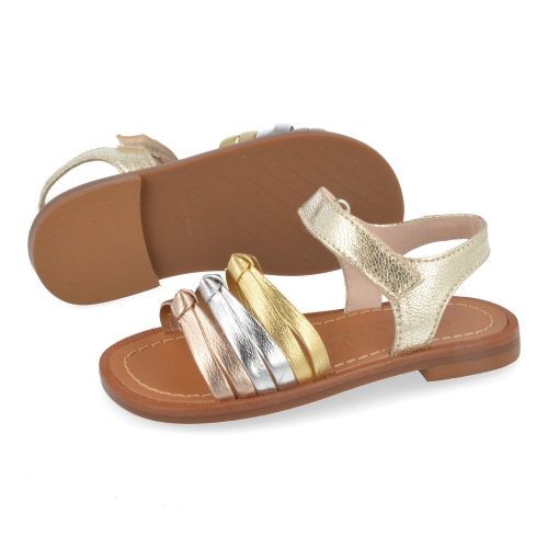 Beberlis sandalen GOUD Meisjes ( - gouden sandaal22498) - Junior Steps