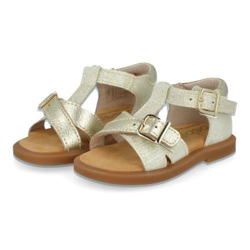 Beberlis Sandals Gold Girls (24430) - Junior Steps