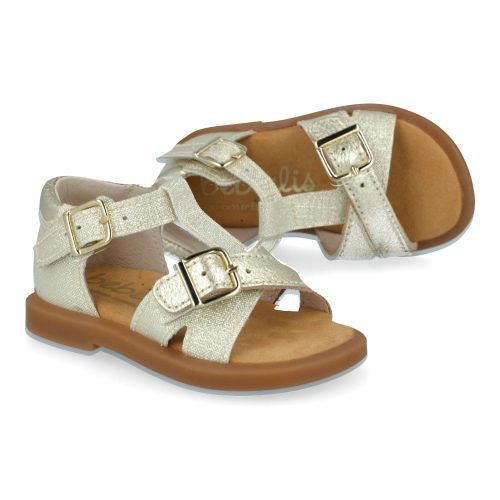 Beberlis Sandals Gold Girls (24430) - Junior Steps
