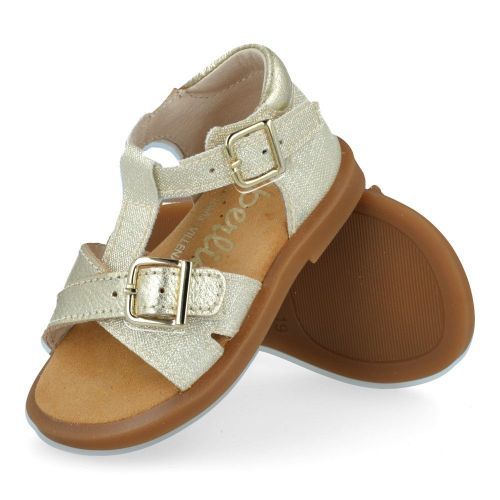 Beberlis Sandals Gold Girls (24430) - Junior Steps
