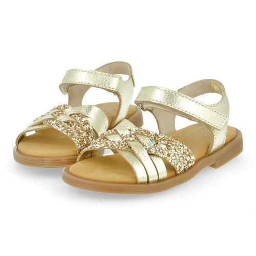 Beberlis Sandals Gold Girls (24453) - Junior Steps