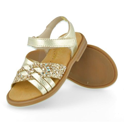 Beberlis Sandals Gold Girls (24453) - Junior Steps