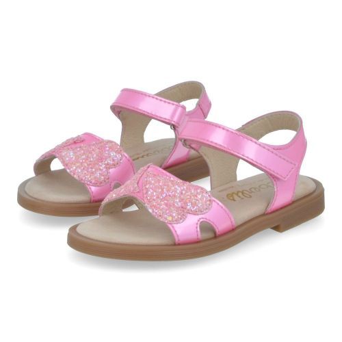 Beberlis sandalen roze Meisjes (meisjessandaal roze lakleder - 25130) - Junior Steps