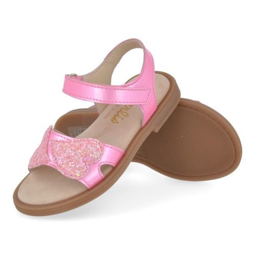 Beberlis sandalen roze Meisjes (meisjessandaal roze lakleder - 25130) - Junior Steps