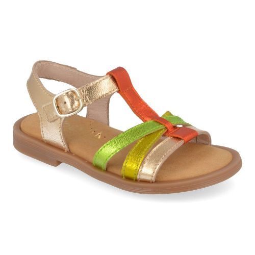 Beberlis sandalen GOUD Meisjes ( - multikleurige sandaal23768-A) - Junior Steps