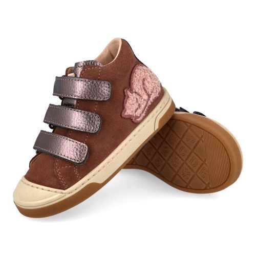 Beberlis sneakers roze Meisjes (oud roze sneaker met bescherm top - 25672) - Junior Steps