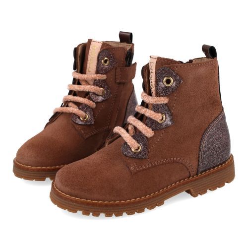 Beberlis Bottines à lacets rose Filles (25653-A) - Junior Steps