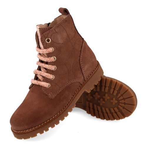 Beberlis Bottines à lacets rose Filles (25643-B) - Junior Steps
