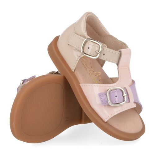 Beberlis sandalen roze Meisjes ( - pastelroze sandaaltje23804-A) - Junior Steps