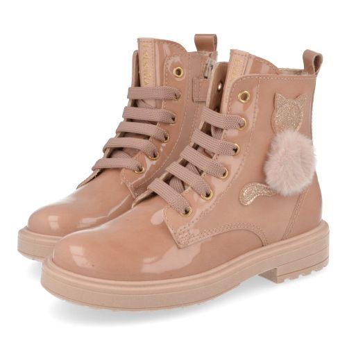 Beberlis Bottines à lacets rose Filles (24754) - Junior Steps