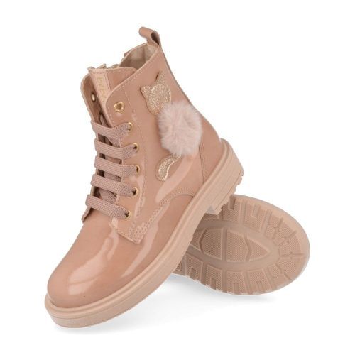 Beberlis Bottines à lacets rose Filles (24754) - Junior Steps