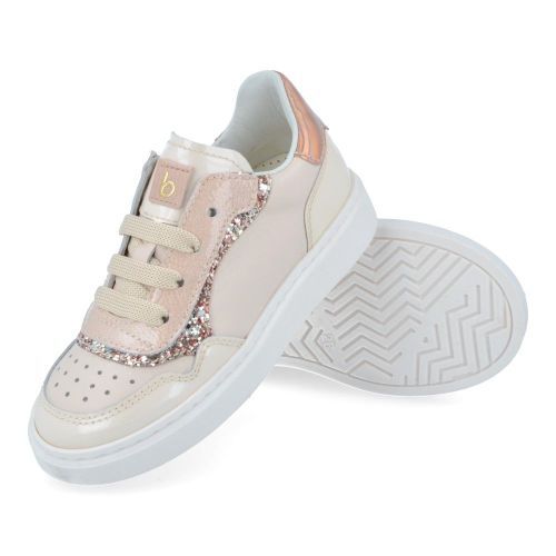 Beberlis sneakers nude Meisjes (roze sneaker met glitter - 24499) - Junior Steps
