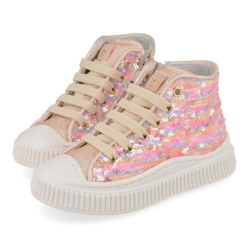 Beberlis Baskets rose Filles (24520-A) - Junior Steps