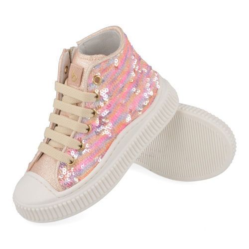 Beberlis Baskets rose Filles (24520-A) - Junior Steps