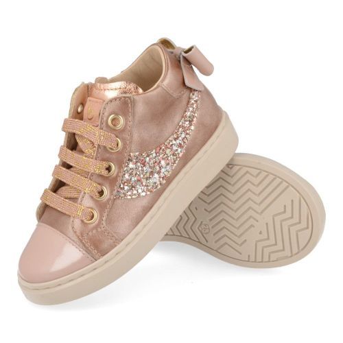 Beberlis sneakers roze Meisjes ( - roze sneaker met strikje24279-C) - Junior Steps