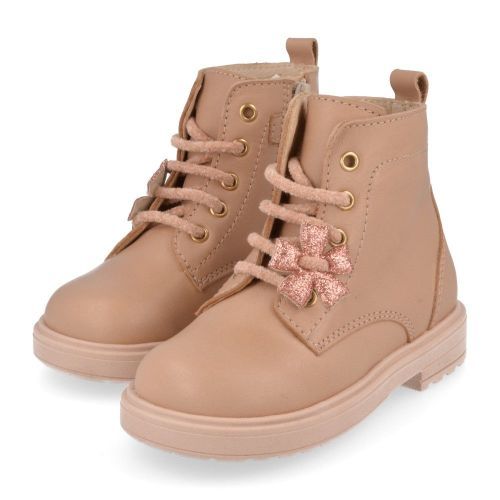Beberlis Lace-up boots nude Girls (23420A) - Junior Steps
