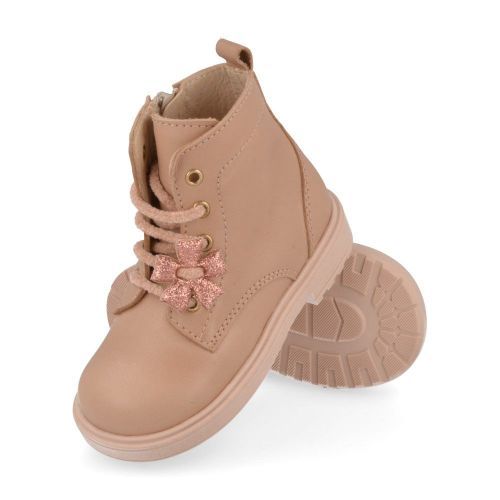 Beberlis Lace-up boots nude Girls (23420A) - Junior Steps
