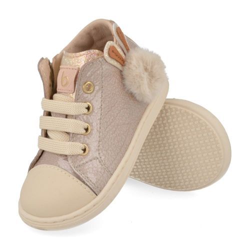 Beberlis sneakers taupe Meisjes (taupe sneakertje met rubberen stootneus - 24796 B) - Junior Steps