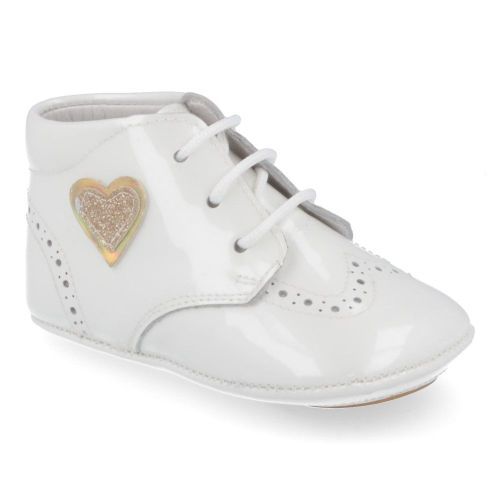 Beberlis Baby-Schuhe wit Mädchen (lika) - Junior Steps