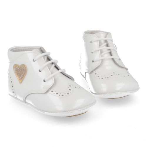 Beberlis babyschoenen wit Meisjes ( - wit babyschoentjelika) - Junior Steps