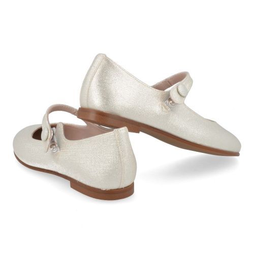 Beberlis ballerina zilver Meisjes (zilver ballerina - 24342) - Junior Steps