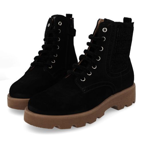 Beberlis Bottines à lacets Noir Filles (25670) - Junior Steps