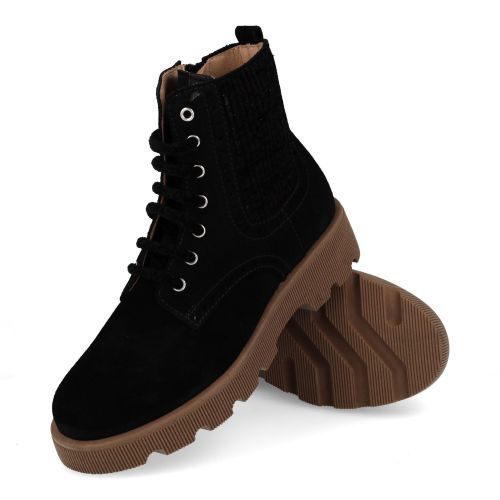 Beberlis Bottines à lacets Noir Filles (25670) - Junior Steps